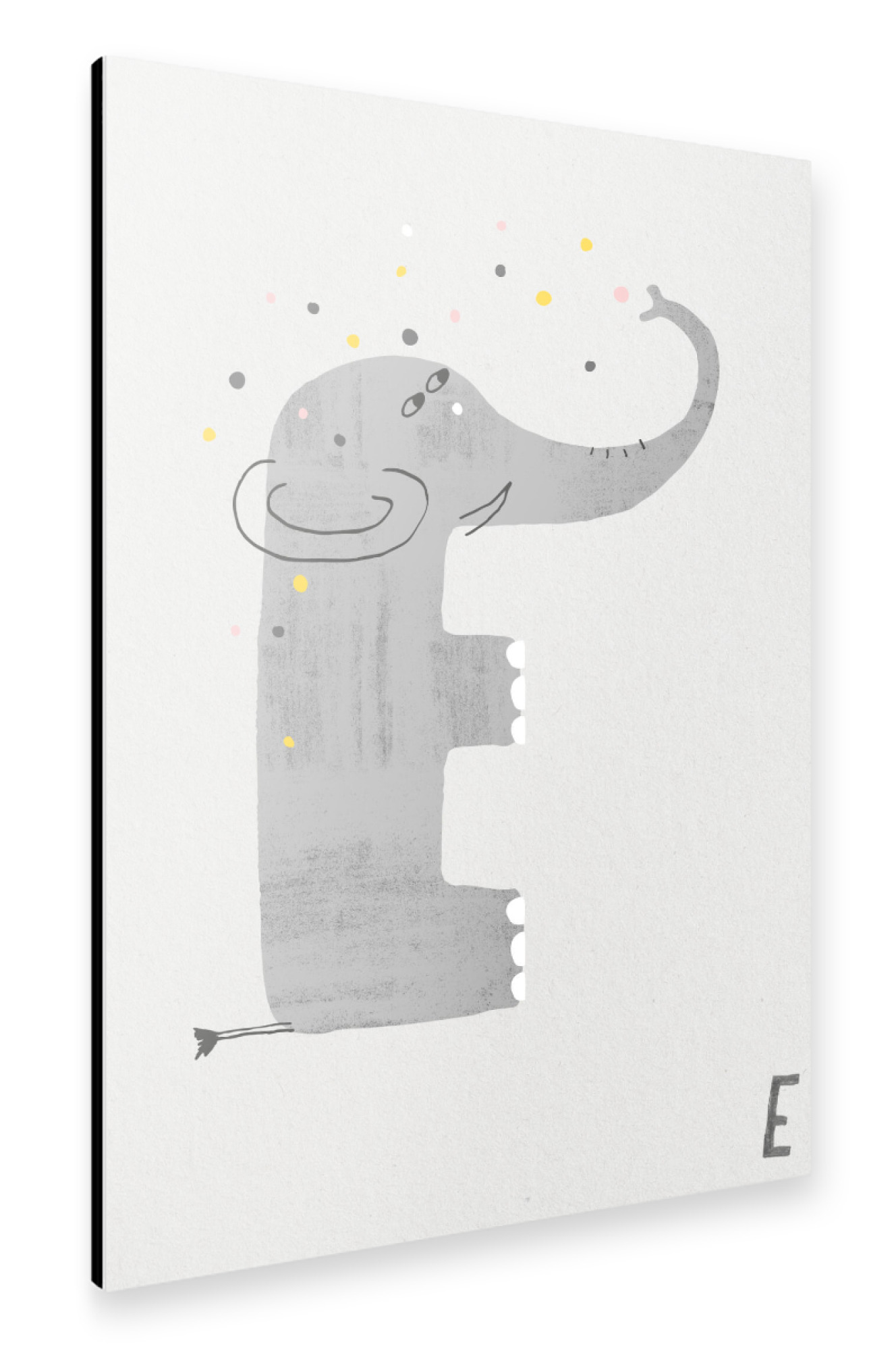 Alu-Dibond "ABC Kids E" 75x50 cm artboxONE