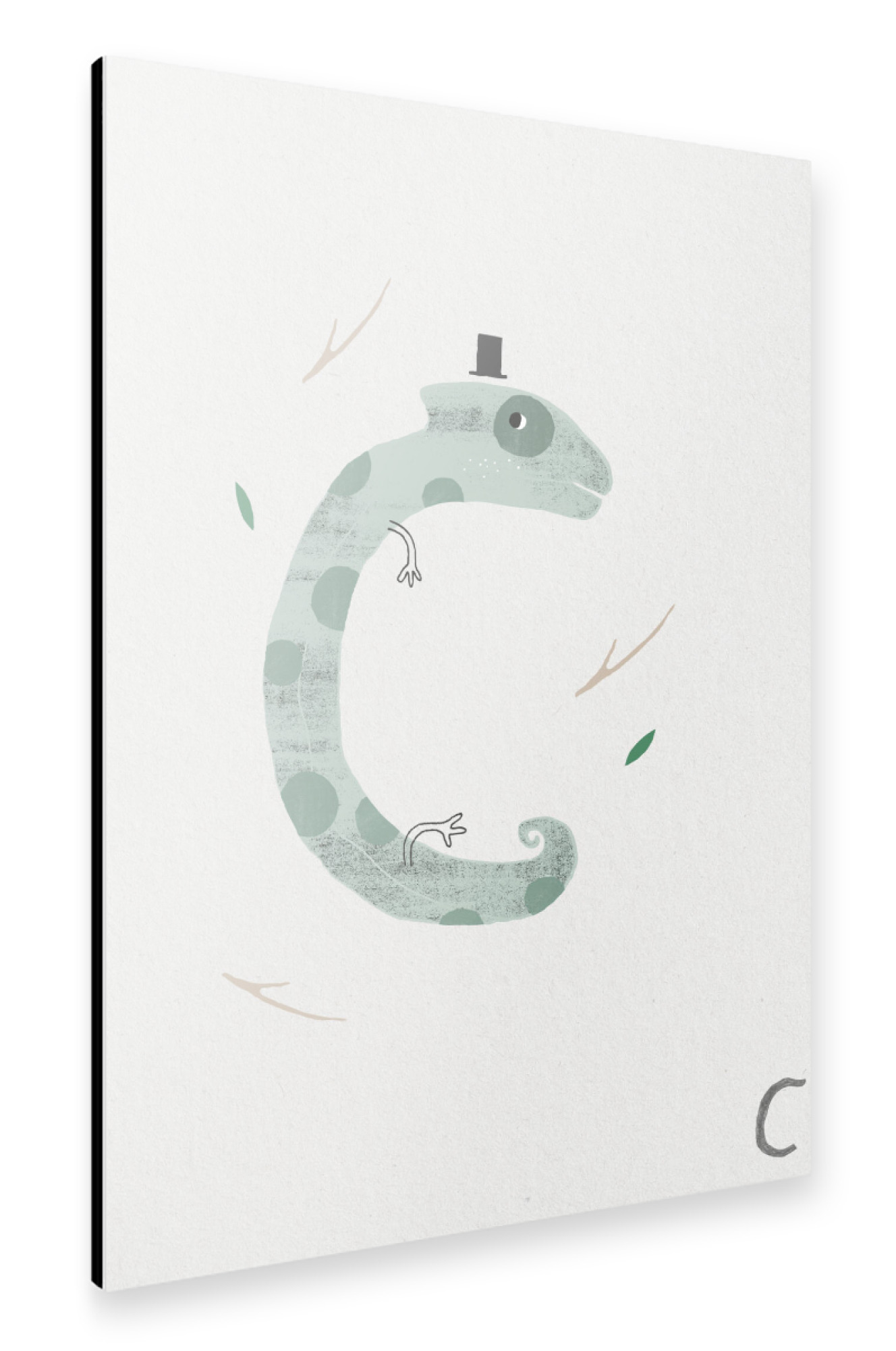 Alu-Dibond "ABC Kids c" 30x20 cm artboxONE