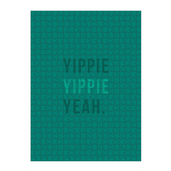 Puzzle Ravensburger "Yippie Arcadia" artboxONE - Typografie,Arcadia - Yippie,Yeah,Arcadia,Pantone,Typo,Typografie,Typography - Bild yippie