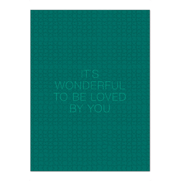 Puzzle Ravensburger "Wonderful Arcadia" artboxONE - Typografie,Liebe,Arcadia - Wonderful,Wundervoll,Love,Liebe,You,Me,Arcadia,Loved by you,Best,Couple