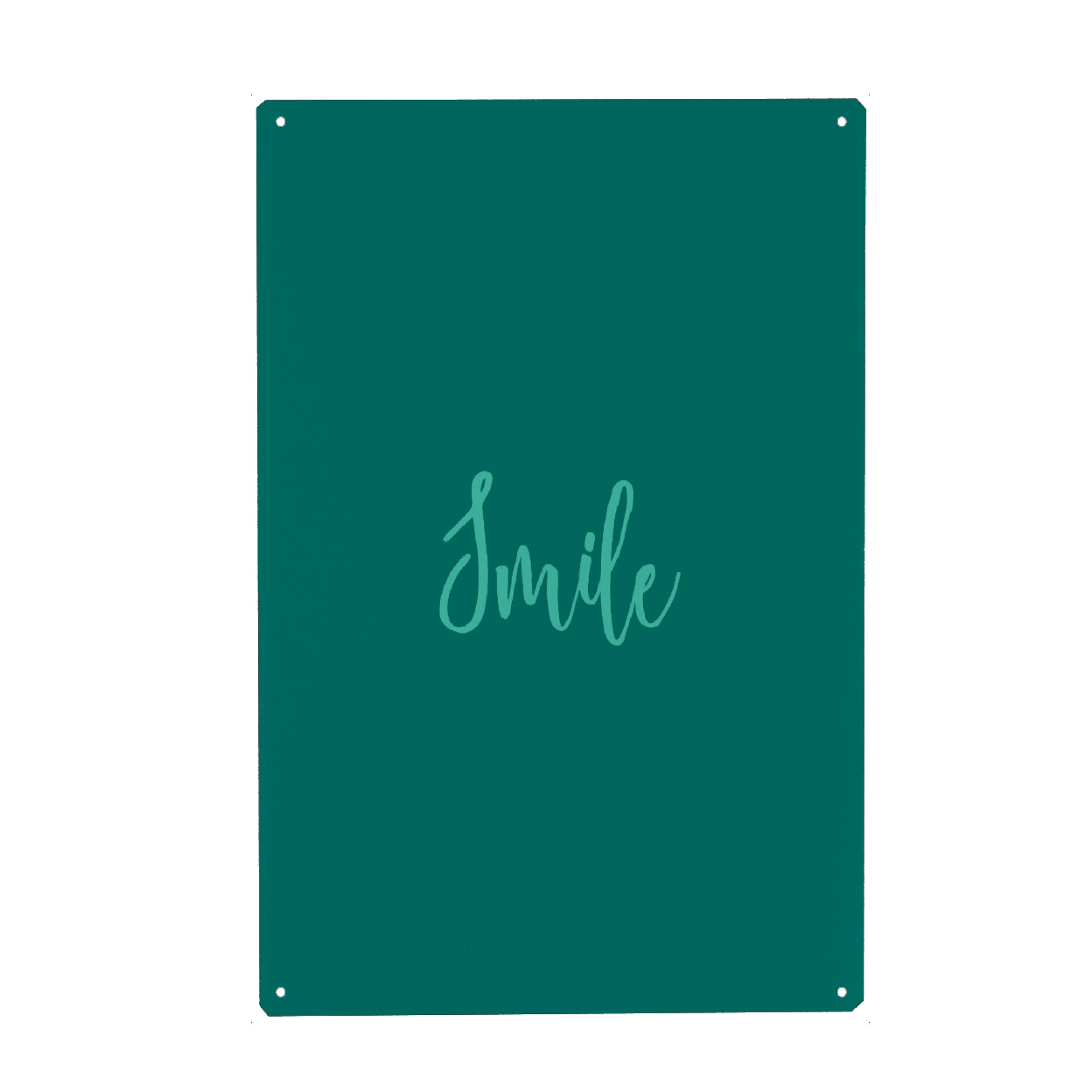 Holzbild "Smile Arcadia" artboxONE - Typografie,Arcadia - Smile,Happy,Lächeln,Glücklich,Positivity,Positive,Positiv,Optimism,Optimismus