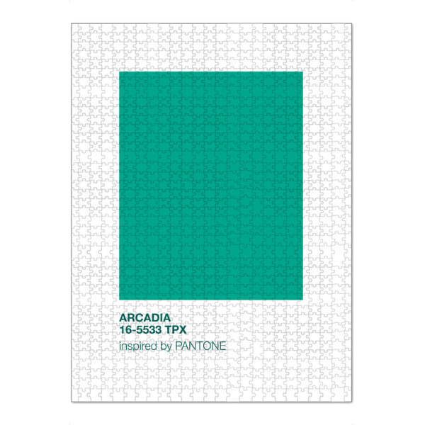 Puzzle Ravensburger "Arcadia" artboxONE - Typografie,Arcadia - Pantone,Trendfarbe,Trendcolour,Arcadia,Typo,Typografie,Typography - Bild pantone