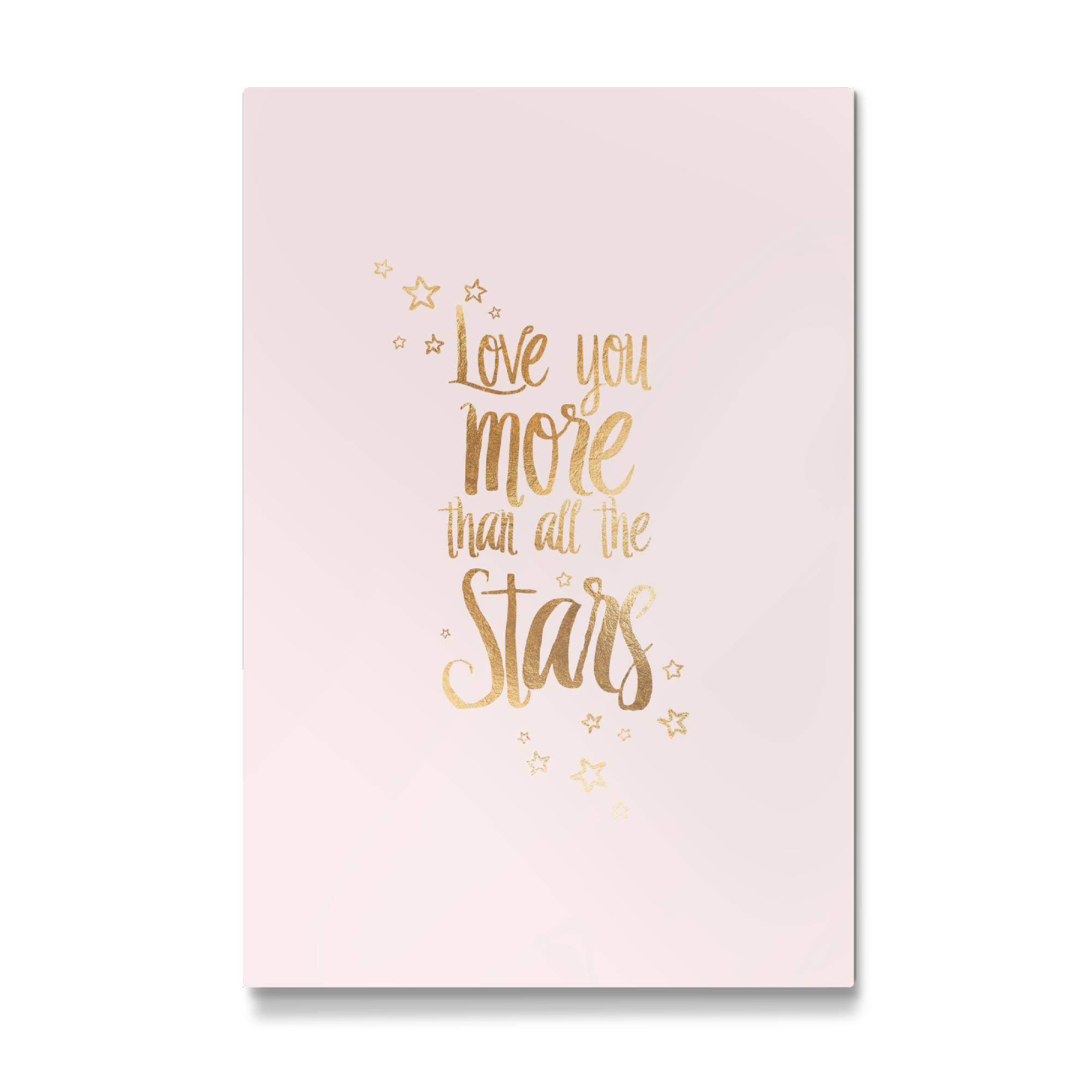 Galerie-Print "LOVE YOU MORE | HELL" 75x50 cm artboxONE
