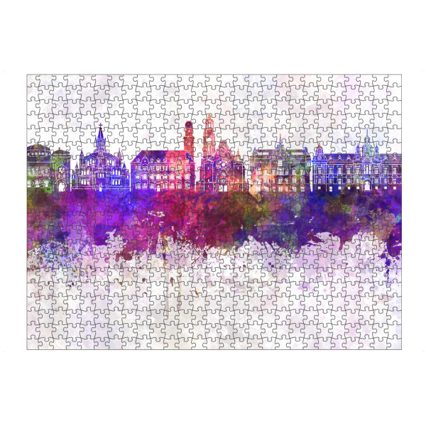 artboxONE Puzzle "Malmo skyline in watercolor" artboxONE - Städte,Reise,Abstrakt,Architektur