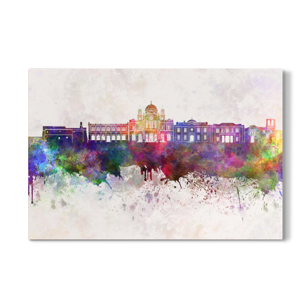 Galerie-Print "Heraklion skyline in watercolor" 30x20 cm artboxONE