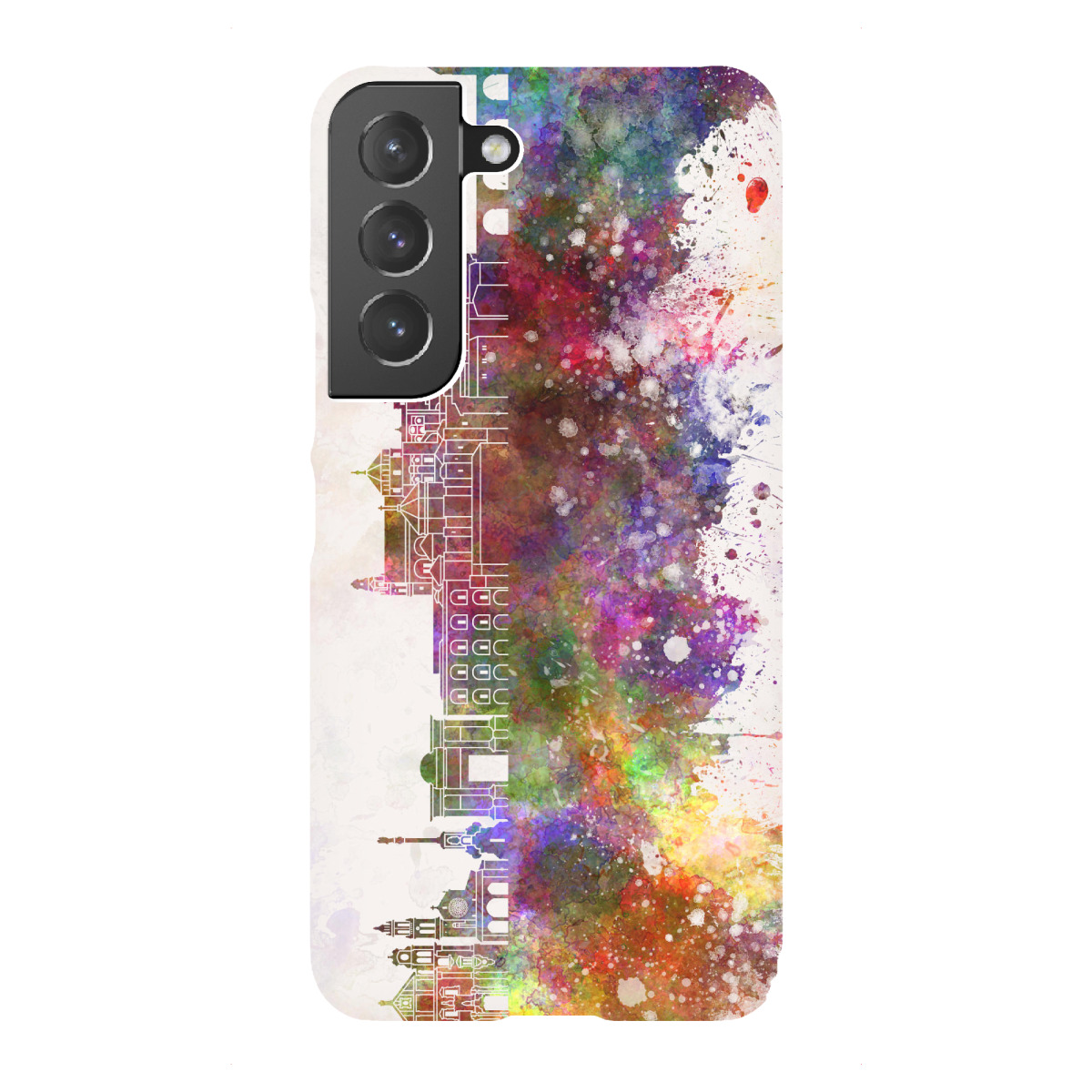 "Cordoba skyline in watercolor"für Samsung Galaxy - Premium-Case Handyhülle artboxONE