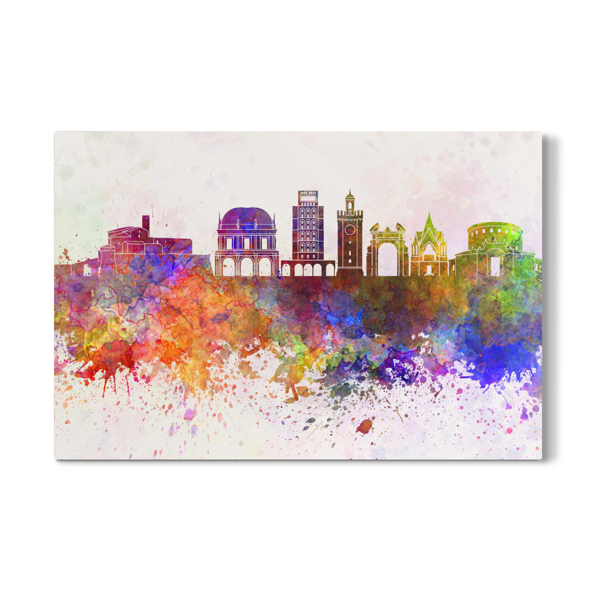 Galerie-Print "Brescia skyline in watercolor" 75x50 cm artboxONE