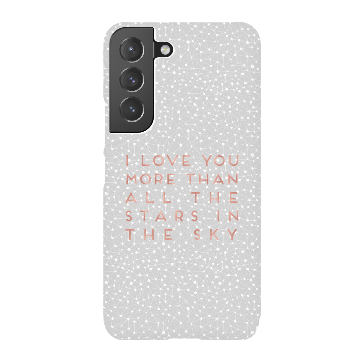 Samsung Galaxy "I Love You More Than" Premium-Case Handyhülle artboxONE