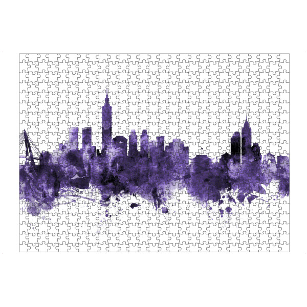 artboxONE Puzzle "Taipei Taiwan Skyline" artboxONE - Städte,Reise,Ultraviolet,Städte / Weitere