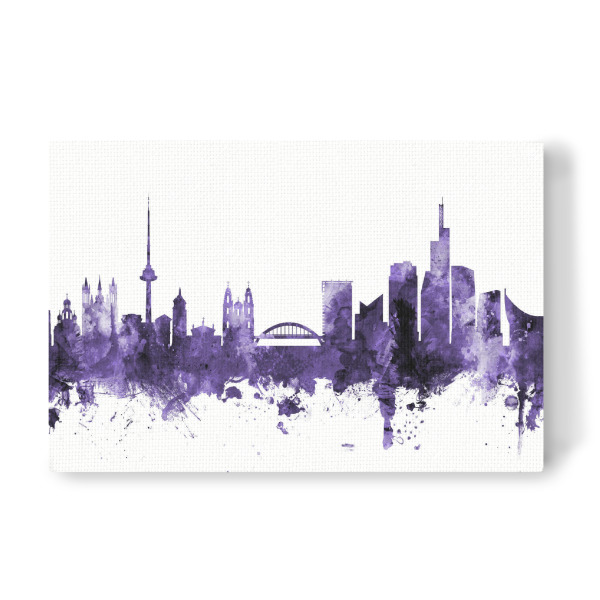 Leinwandbild "Vilnius Lithuania Skyline" artboxONE - Städte,Reise,Ultraviolet,Städte / Weitere
