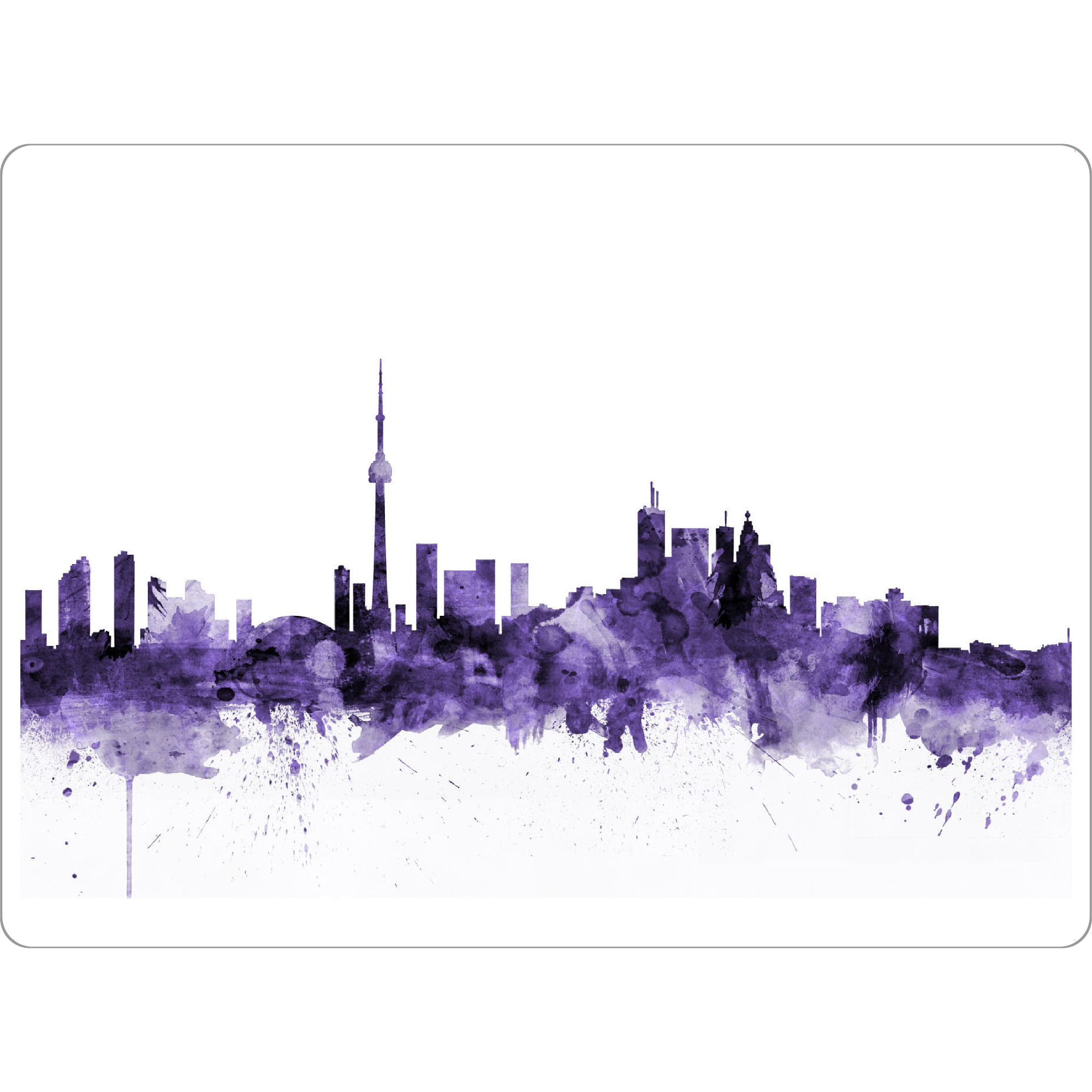Tischset "Toronto Canada Skyline 2" artboxONE - Städte,Reise,Ultraviolet,Städte / Weitere