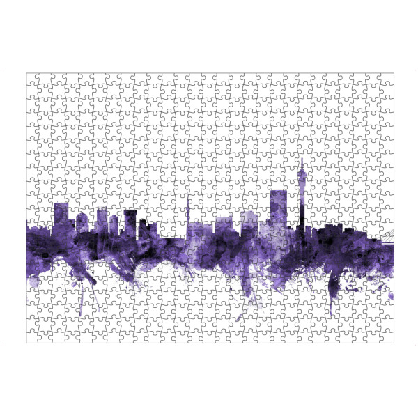 artboxONE Puzzle "Johannesburg South Africa Skyline" artboxONE - Städte,Reise,Ultraviolet,Städte / Weitere