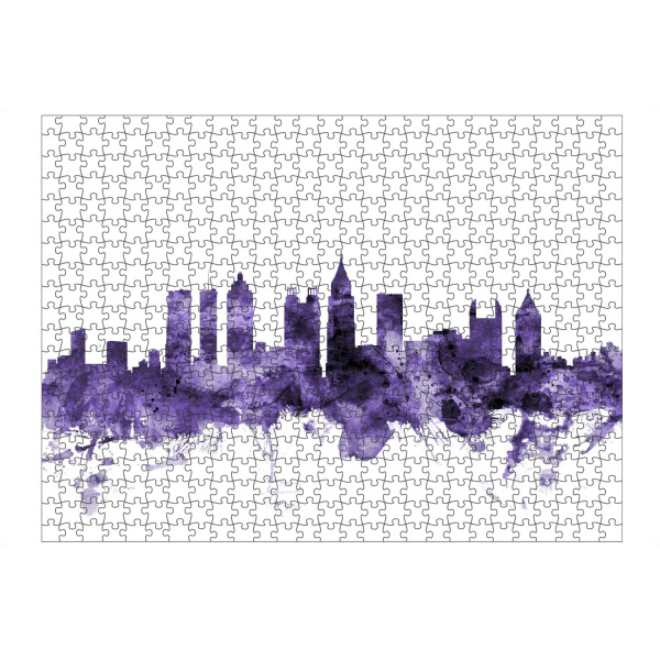 Puzzle Ravensburger "Atlanta Georgia Skyline" artboxONE - Städte,Reise,Ultraviolet,Städte / Weitere