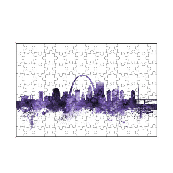 artboxONE Puzzle "St Louis Missouri Skyline" artboxONE - Städte,Reise,Ultraviolet,Städte / Weitere