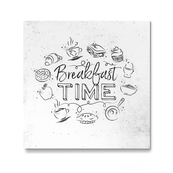 Galerie-Print "Monogram breakfast time" 30x30 cm artboxONE