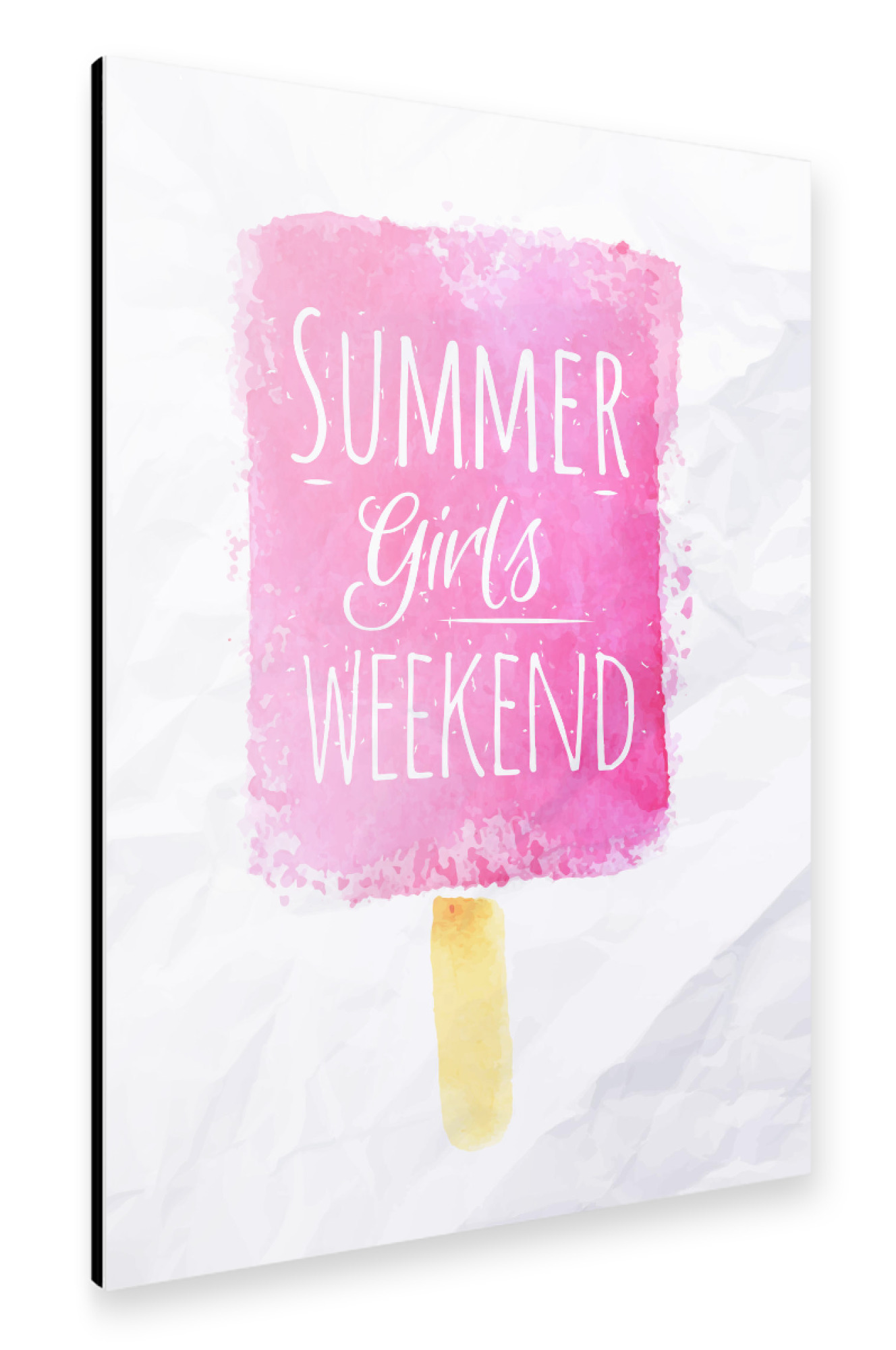 Alu-Dibond "Girls summer" 75x50 cm artboxONE