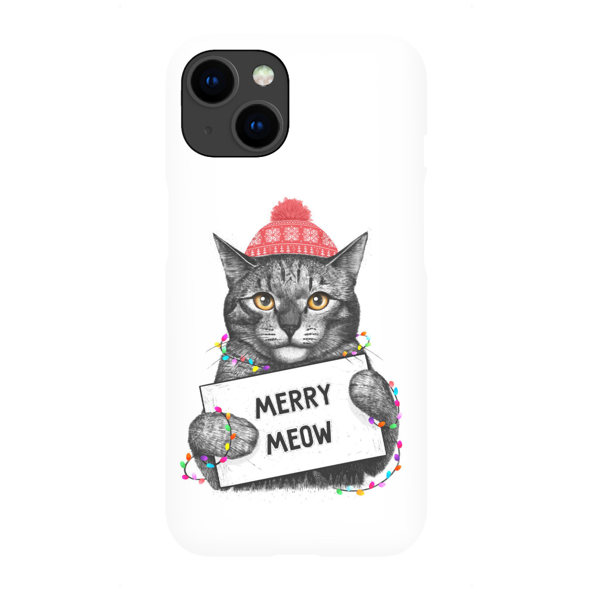 iPhone "Merry Meow" Premium-Case Handyhülle artboxONE