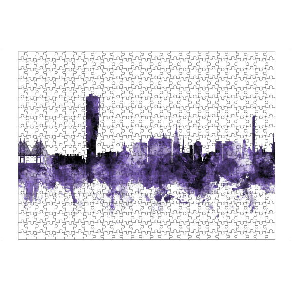 artboxONE Puzzle "Malmo Sweden Skyline 2" artboxONE - Städte,Reise,Ultraviolet,Städte / Weitere