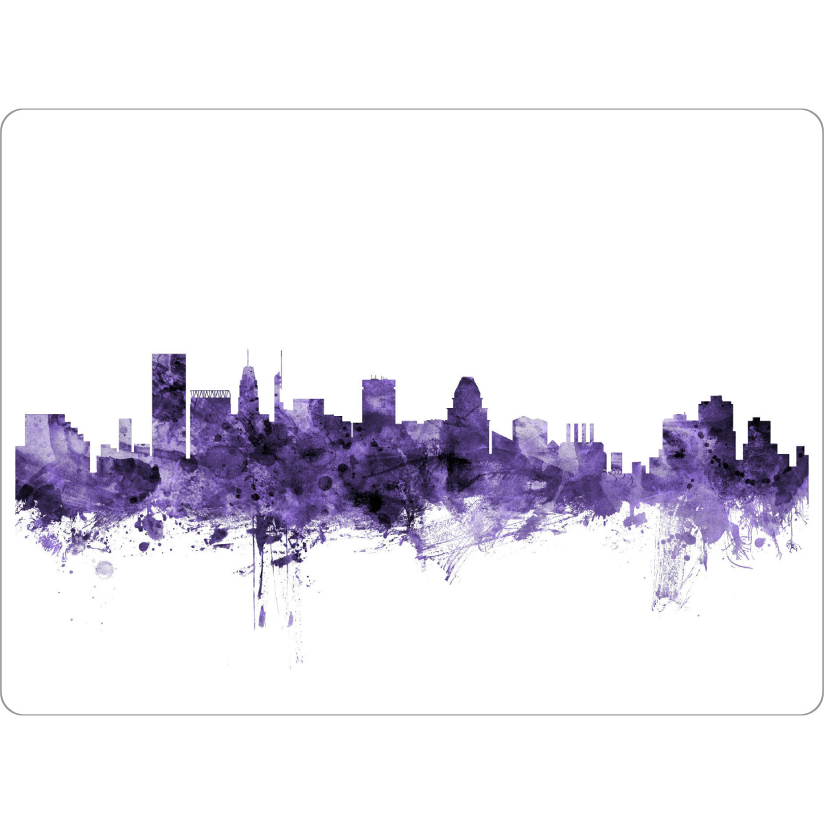 Tischset "Baltimore Maryland Skyline" artboxONE - Städte,Reise,Ultraviolet,Städte / Weitere