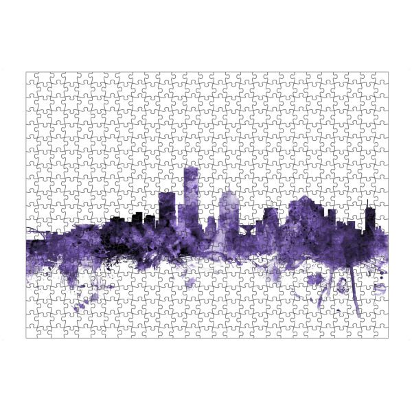artboxONE Puzzle "Milwaukee Wisconsin Skyline" artboxONE - Städte,Reise,Ultraviolet,Städte / Weitere