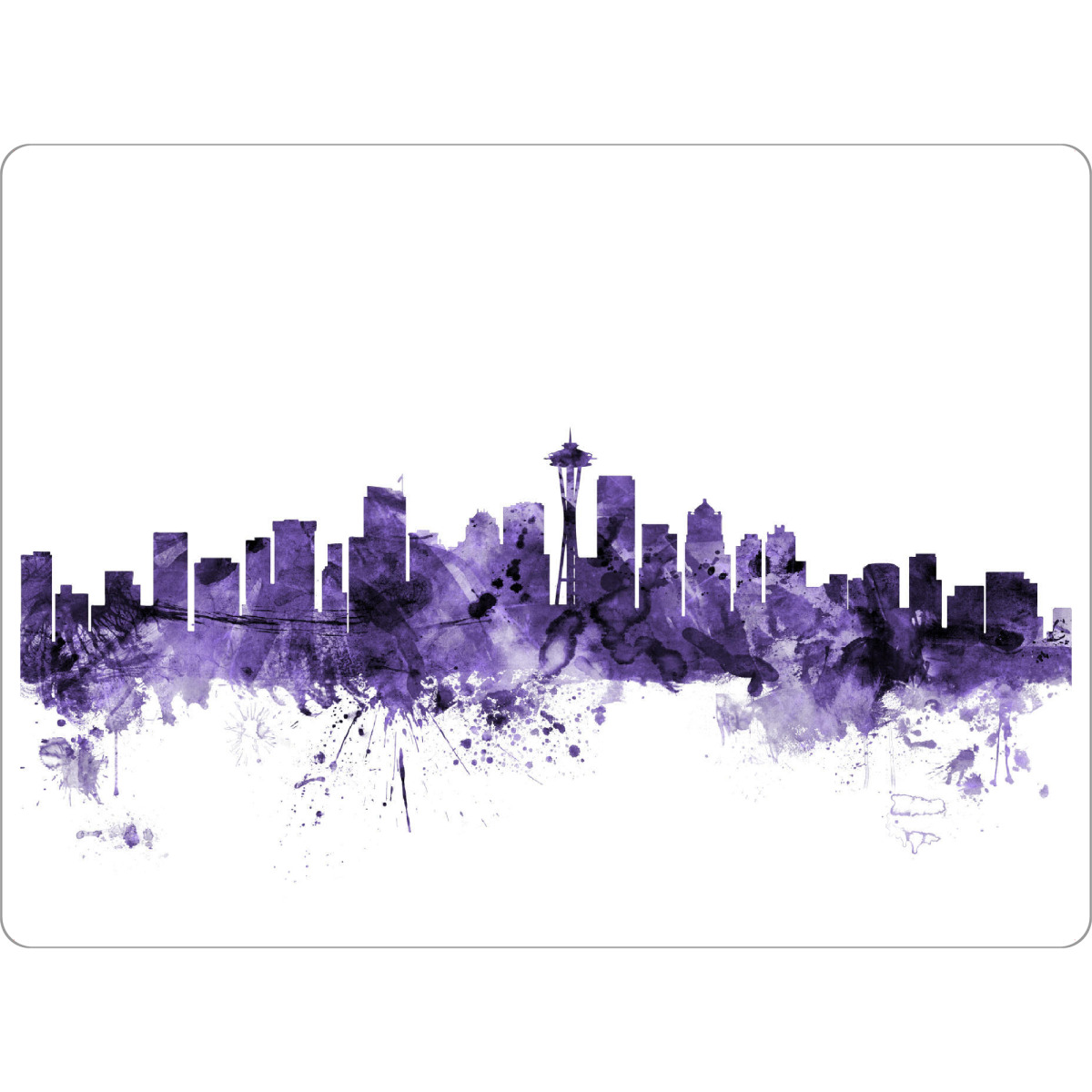 Tischset "Seattle Washington Skyline" artboxONE - Städte,Reise,Ultraviolet,Städte / Weitere