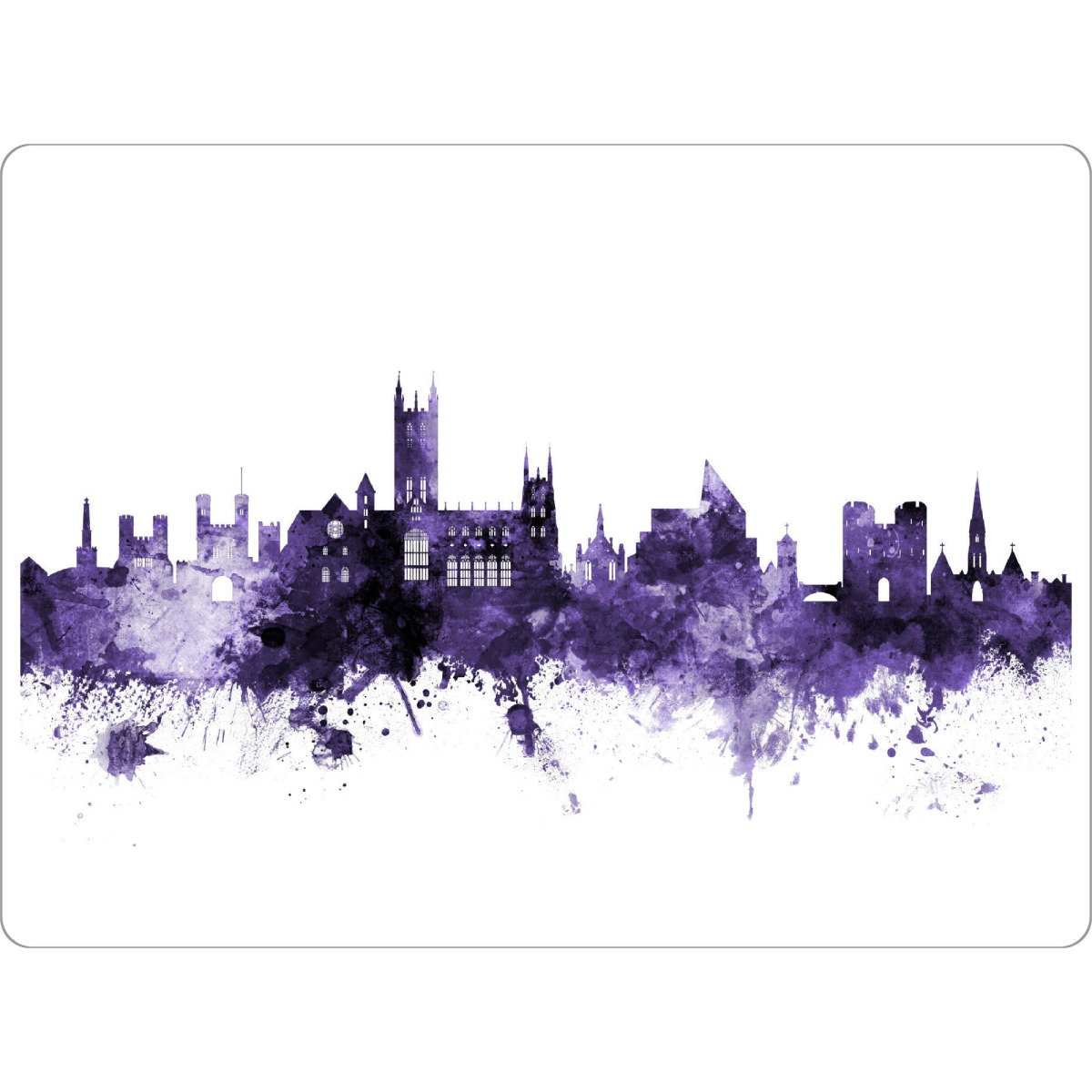 Tischset "Canterbury England Skyline" artboxONE - Städte,Reise,Ultraviolet,Städte / Weitere