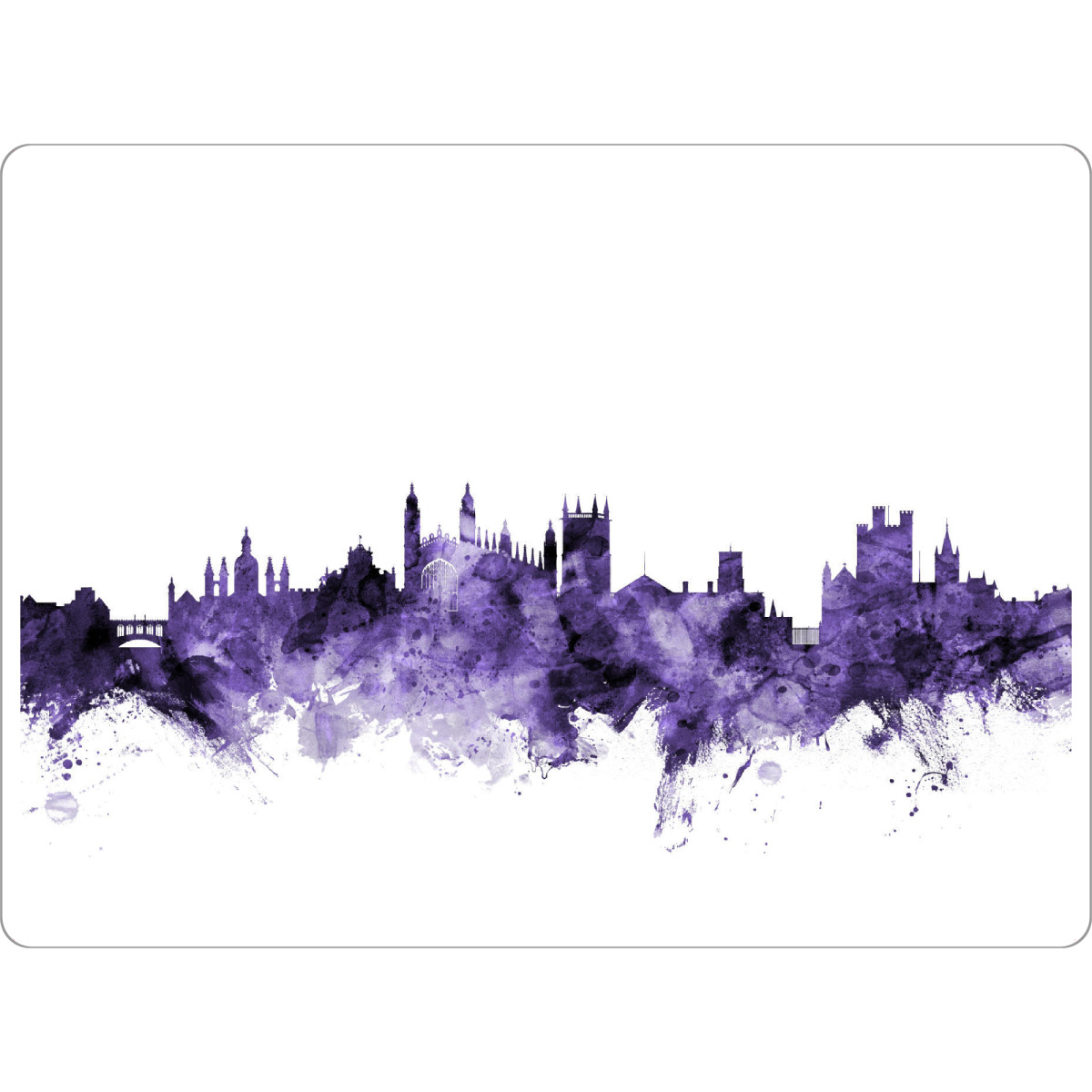 Tischset "Cambridge England Skyline 2" artboxONE - Städte,Reise,Ultraviolet,Städte / Weitere