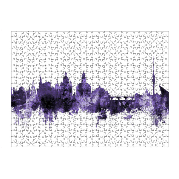 Puzzle Ravensburger "Dresden Germany Skyline 3" artboxONE - Städte,Reise,Ultraviolet,Städte / Weitere