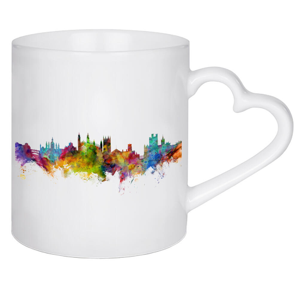 Herztasse "Cambridge England Skyline II" artboxONE - Städte,Reise