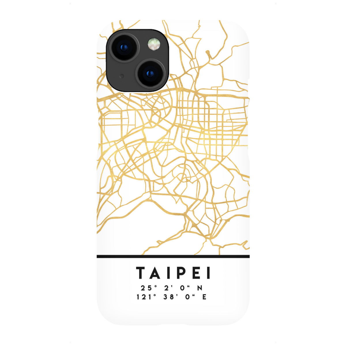 "TAIPEI TAIWAN STREET MAP ART"für iPhone - Premium-Case Handyhülle artboxONE