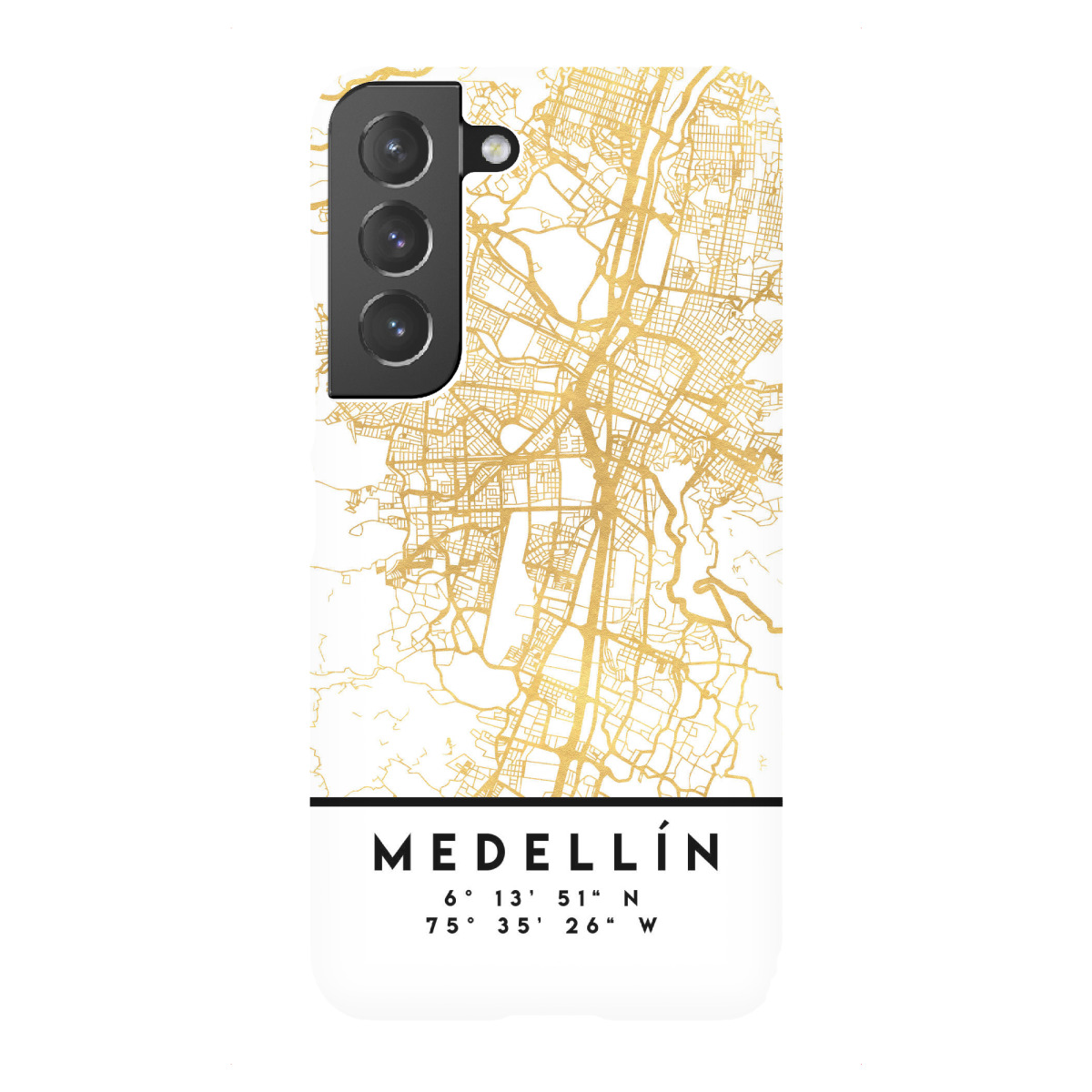 "MEDELLIN COLOMBIA STREET MAP ART"für Samsung Galaxy - Premium-Case Handyhülle artboxONE