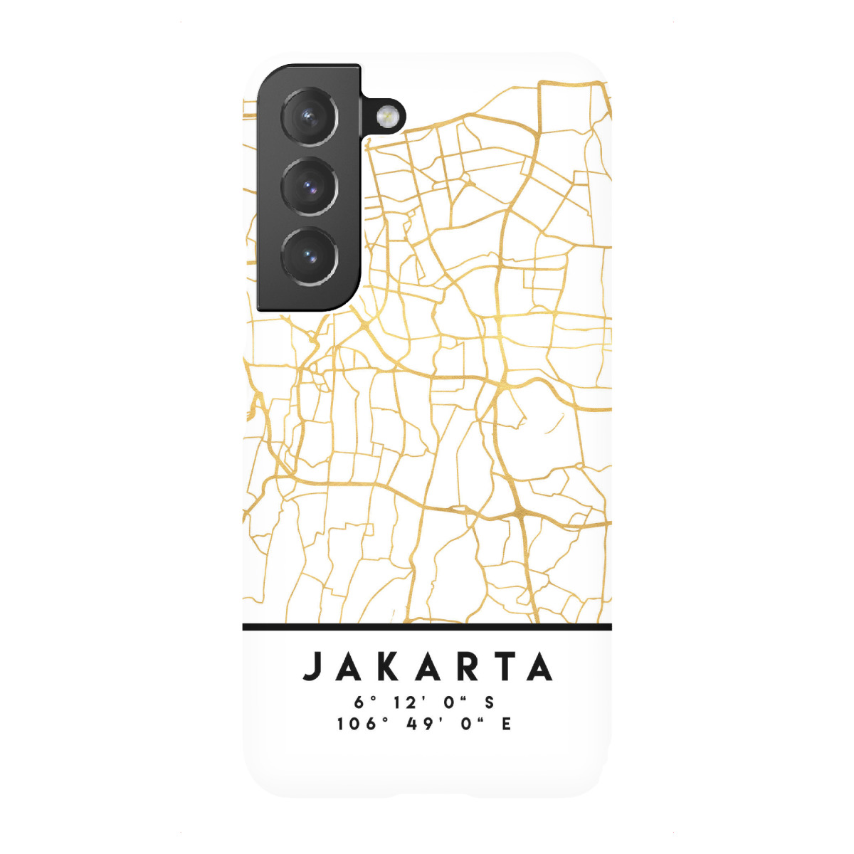 "JAKARTA INDONESIA STREET MAP ART"für Samsung Galaxy - Premium-Case Handyhülle artboxONE