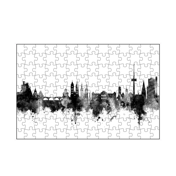 artboxONE Puzzle "Koblenz Germany Skyline BW" artboxONE - Städte,Reise,Schwarzweiß,Städte / Weitere