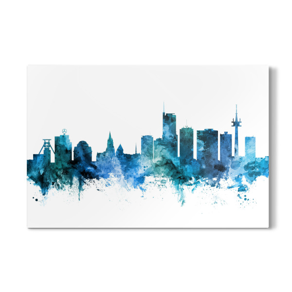 Galerie-Print "Essen Germany Skyline Blue" 30x20 cm artboxONE