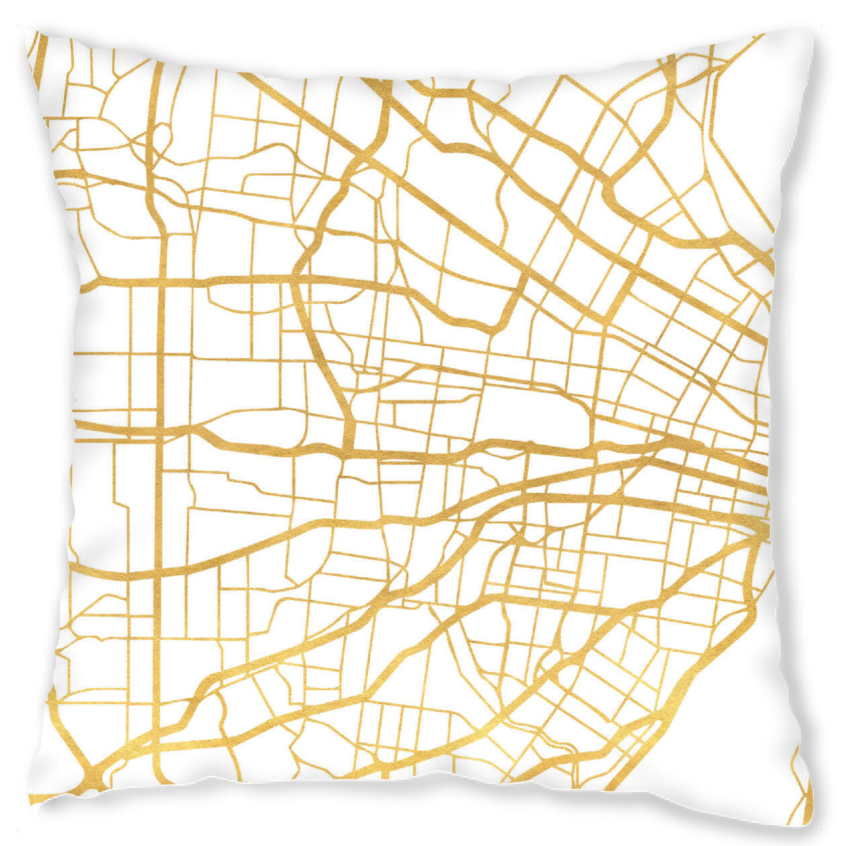 Design-Kissen "ST. LOUIS MISSOURI STREET MAP ART" artboxONE - Stߤdte,Reise,Kartografie