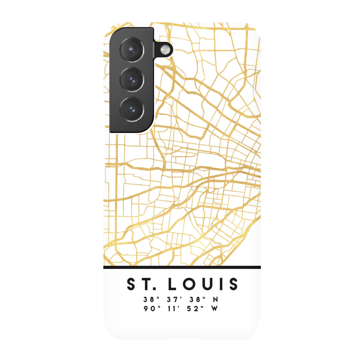 "ST. LOUIS MISSOURI STREET MAP ART"für Samsung Galaxy - Premium-Case Handyhülle artboxONE