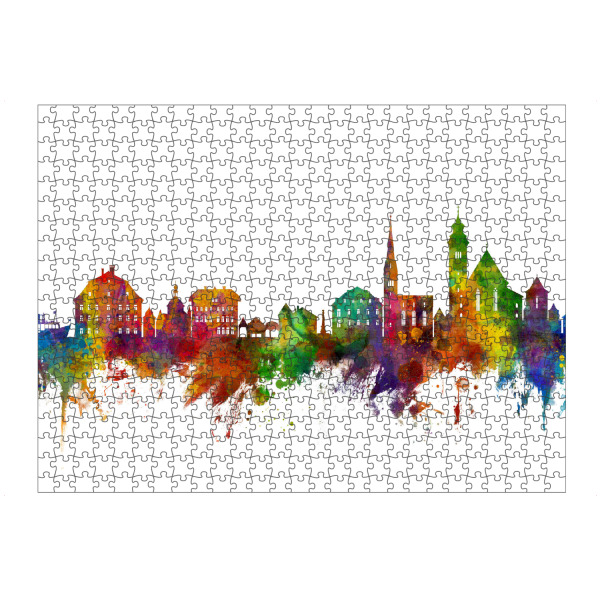 artboxONE Puzzle "Hallstatt Austria Skyline" artboxONE - Städte,Reise