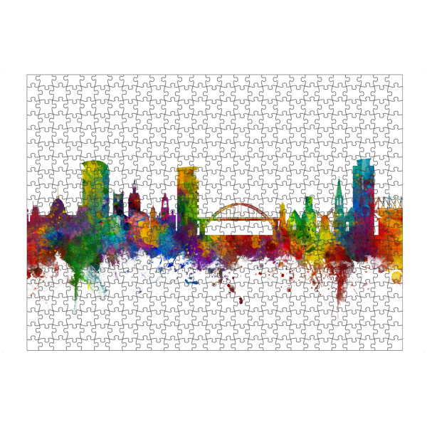 artboxONE Puzzle "Sunderland England Skyline colour" artboxONE - Städte,Reise