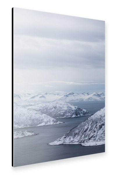 Alu-Dibond "Fjords" 30x20 cm artboxONE