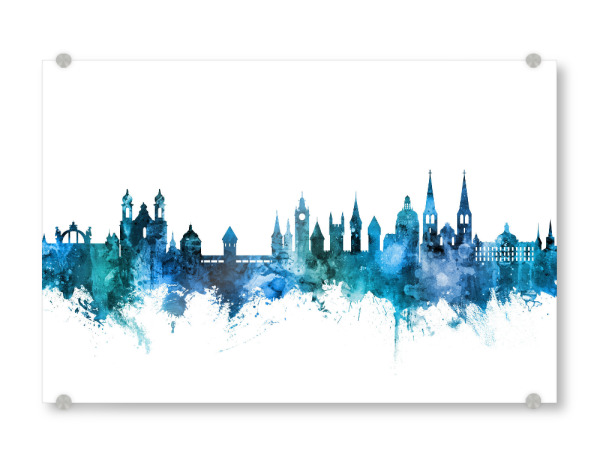 Acrylglasbild "Lucerne Luzern Skyline Blue" artboxONE - Städte,Reise