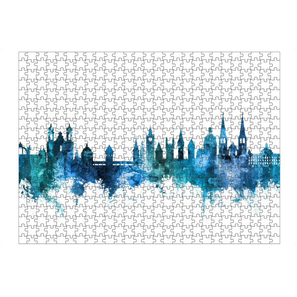 artboxONE Puzzle "Lucerne Luzern Skyline Blue" artboxONE - Städte,Reise