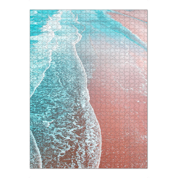 Puzzle Ravensburger "Sea Blue and Rose Gold" artboxONE - Natur,Reise / Strand und Meer