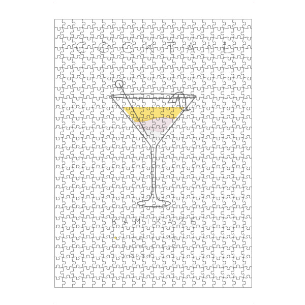 artboxONE Puzzle "Kamikaze cocktail flat" artboxONE - Essen & Trinken,Essen & Trinken / Alkohol