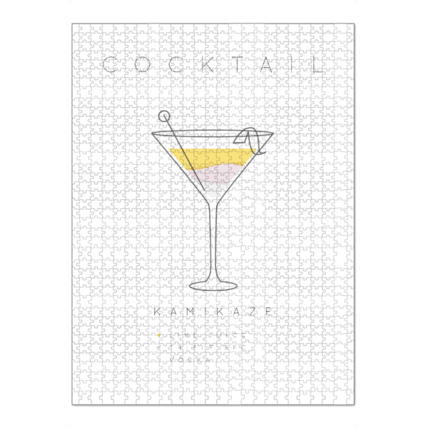 Puzzle Ravensburger "Kamikaze cocktail flat" artboxONE - Essen & Trinken,Essen & Trinken / Alkohol