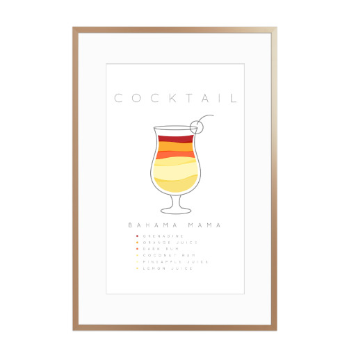 Bahama Mama cocktail