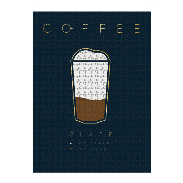 Puzzle Ravensburger "Coffee glace" artboxONE - Essen & Trinken