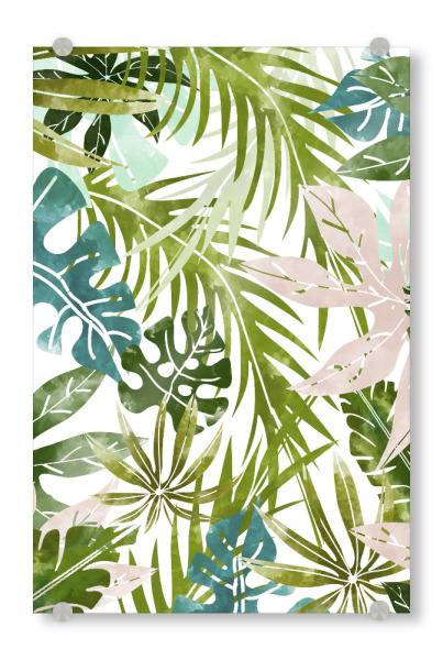 Acrylglasbild "Veronica green" artboxONE - Natur,Floral