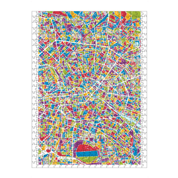 artboxONE Puzzle "Berlin Germany City Map rgb" artboxONE - Städte / Berlin,Reise,Kartografie