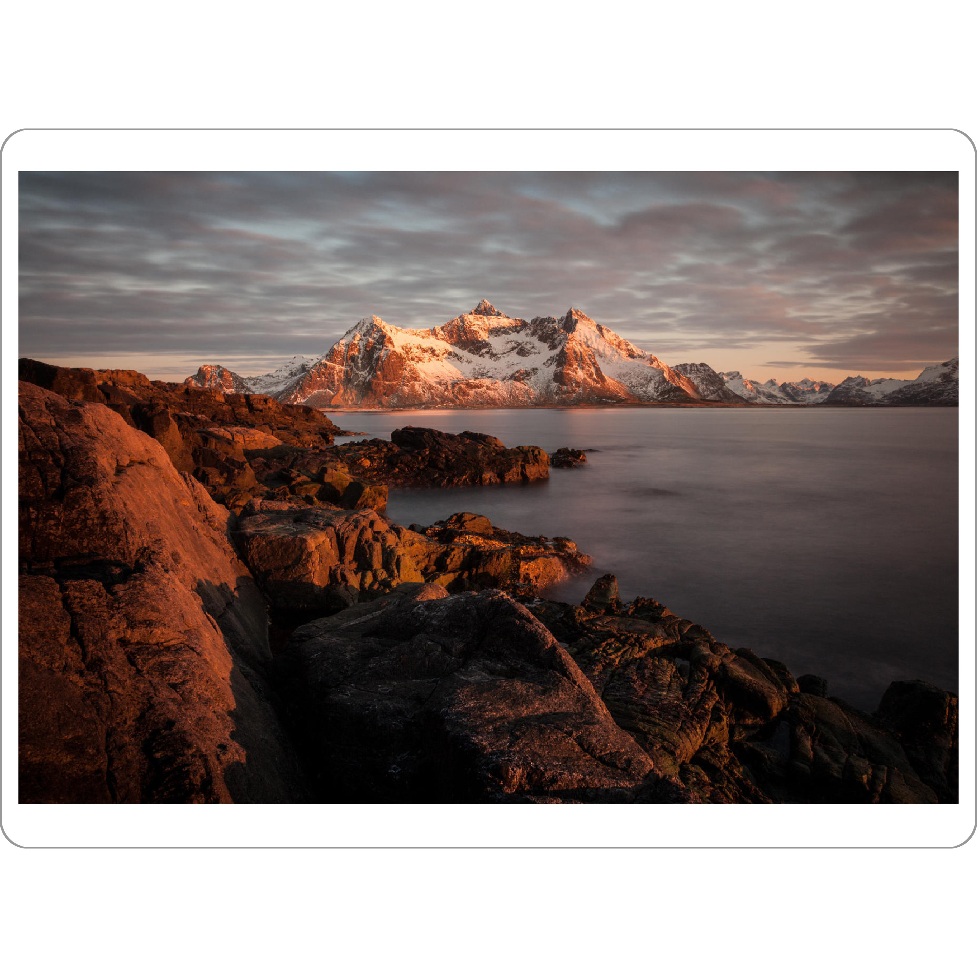 Tischset "Mitternachtssonne" artboxONE - Natur,Reise