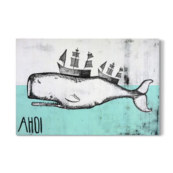 Galerie-Print "AHOI WAL!" 30x20 cm artboxONE